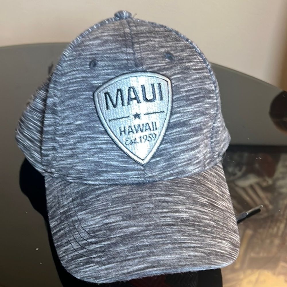 MPL Hawaii Maui Gray & Black Panel Cap Adjustable Strap